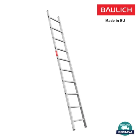 BAULICH 1x10 Jednodelne Aluminijumske Merdevine PRO